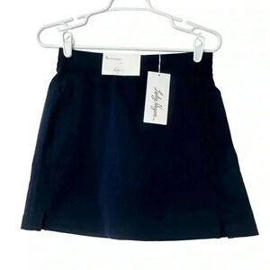 LADY HAGEN SKORT WOMENS XS 16” PERFORATED GOLF NAVY ATHLETIC ATHLETE TENNIS
